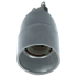 Переходник с цоколя G9 на E14 серебряный Ecola base