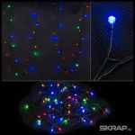 Электрогирлянда LED60-3-MC (60 светодиодных ламп, длина 3м, зеленый, 8режимов, многоцвет)