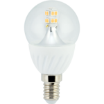 Лампа сд G45 4,0W 220V 2700K E14 прозр.шар (керамика) 86x45 Ecola Globe Premium