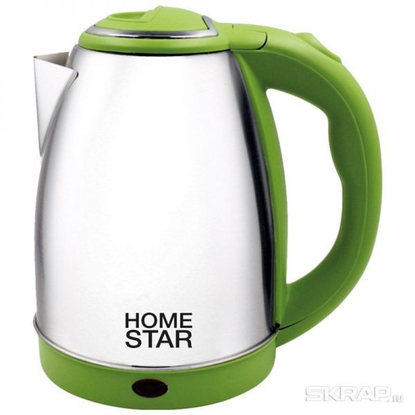 Чайник Homestar HS-1028 (1,8 л) стальной, зелёный