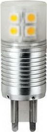 Лампа сд G9 4,1W 220V 6400K (алюм. радиатор) 65x23 Ecola Corn Mini