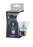 Лампа сд A60 8,0W 220V 4000K 640Lm E27 с датчиком движения 640Лм 60*117 VKL