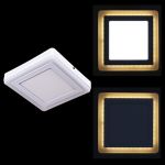 91506-9.5-001TM LED6+3W WH/DL+WL панель светодиодная накладная