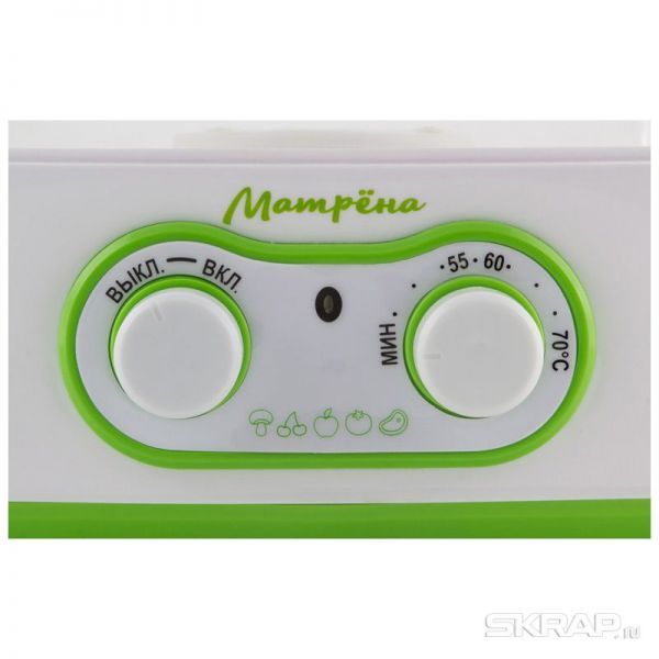 Электросушилка МАТРЁНА МА-018 для продуктов (5 поддонов 23,5*21,5 см, 245Вт)