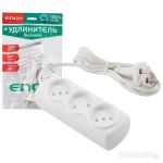 Удлинитель ENGY "Эконом" 1,7м/3роз. (ШВВП 2х0,75)