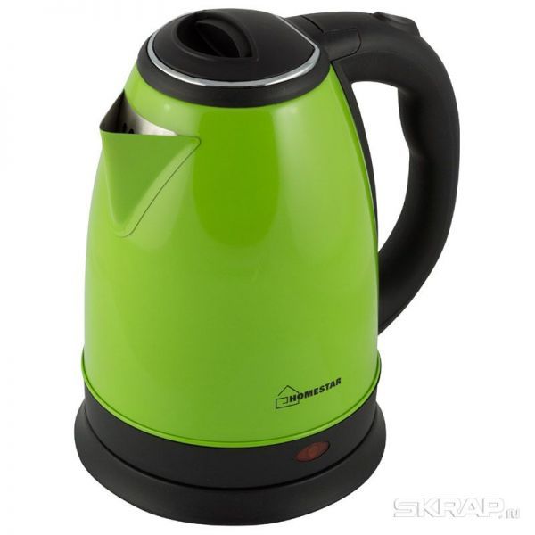 Чайник Homestar HS-1010 (1,8 л) стальной, зеленый