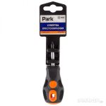 Отвертка Park Strom PH1х3,8см, двухкомпонентная рукоятка OTV012DK, крестовая