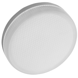 Лампа сд GX53 4,2W 220V 4200K 27x75 матовое стекло 30000h Ecola Light Tablet