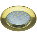 Светильник MR16 DL100 GU5.3 встр. литой золото 24x75 Ecola