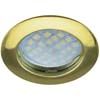 Светильник MR16 DL100 GU5.3 встр. литой золото 24x75 Ecola