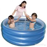 Бассейн надувной круглый Металлик 150х53 см, 445 л, Bestway 51041