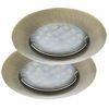 Светильник MR16 DL92 GU5.3 встр. выпуклый черненая бронза 30x80 (кd74) Ecola Light (упаковка 2шт)