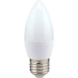 Лампа сд C37 6,0W 220V 4000K E27 свеча 100х37 Ecola Light candle