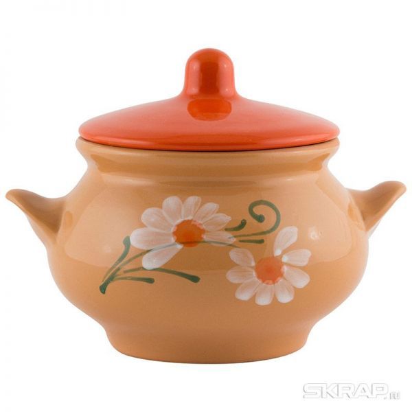 Горшок для жаркого 0,95 л. "Русский"