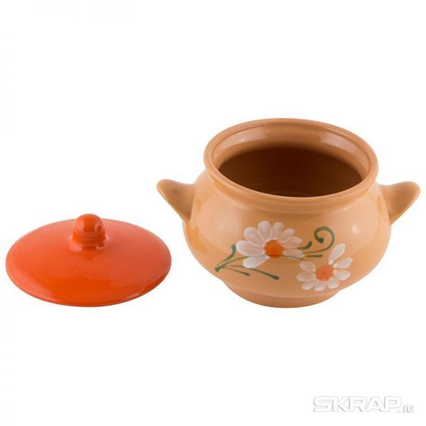 Горшок для жаркого 0,95 л. "Русский"
