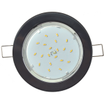 Светильник GX53 DGX5315 встраив. легкий черный 18x100 Ecola