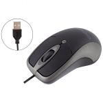 Мышь проводная оптическая Energy EK-002 , Soft Touch, цвет - чёрно/серый