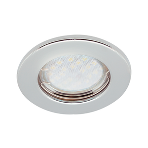 Светильник MR16 DL90 GU5.3 встр. плоский перламут. серебро 30x80 (кd74) Ecola Light (упаковка 2шт)