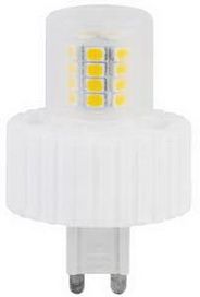 Лампа сд G9 7,5W 220V 2800K (керамика) 61x40 Ecola Corn Mini