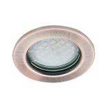 Светильник MR16 DL90 GU5.3 встр. плоский черненая медь 30x80 (кd74) Ecola Light (упаковка 2шт)