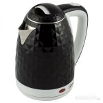 Чайник Homestar HS-1015 (1,8 л) черно-белый, двойной корпус