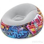 Надувное кресло Graffiti 112*112*66 см Bestway 75075