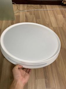 Cветильник LED настен-потолоч "СТИЛЬ БЕЛЫЙ" 80 Вт НББД-RC-Р-1 (490*100 ,основ. 450мм)  с ДУ СТРОИТЕЛ