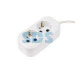 Удлинитель быт.УН03 2гн, 5м, с/з, ПВС 3х0,75мм2 PREMIUM белый PROconnect СПЕЦЦЕНА