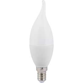 Лампа сд C37 7,0W 220V 2700K E14 свеча на ветру (композит) 130х37 Ecola candle