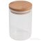 Стеклянная банка для сыпучих продуктов с крышкой BAMBU, объем: 0,6 л