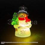 223-F RGB декоративный светодиодный светильник Н-9,5 см, от батареек LR1130 3шт.(в компл.)