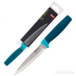 Нож с рукояткой софт-тач VELUTTO MAL-03VEL универсальный, 12,7 см