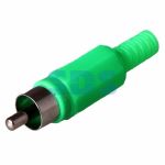 РАЗЪЁМ шт RCA "Зеленый" пайка REXANT