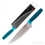 Нож с рукояткой софт-тач VELUTTO MAL-01VEL поварской, 20 см
