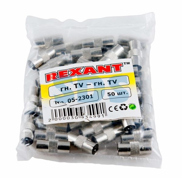 Переходник гнездо TV - гнездо TV REXANT СПЕЦЦЕНА