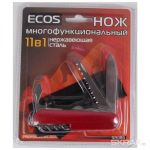 Нож многофункциональный ECOS SR080 11 в 1 красный