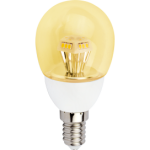 Лампа сд G45 4,2W 220V E14 золотистый прозр. пирамида шар 90х45 Ecola Globe СПЕЦЦЕНА