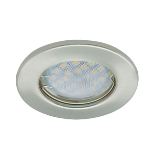 Светильник MR16 DL90 GU5.3 встр. плоский сатин-хром 30x80 (кd74) Ecola Light (упаковка 2шт)