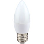 Лампа сд C37 8,0W 220V 4000К E27 свеча (композит) 100х37 Ecola candle