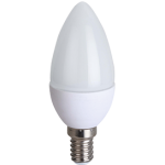 Лампа сд C37 6,0W 220V 4000K E14 свеча (композит) 101х37 Ecola candle