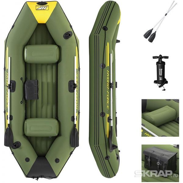 Лодка надувная Marine Pro 291*127*46 см Bestway 65096