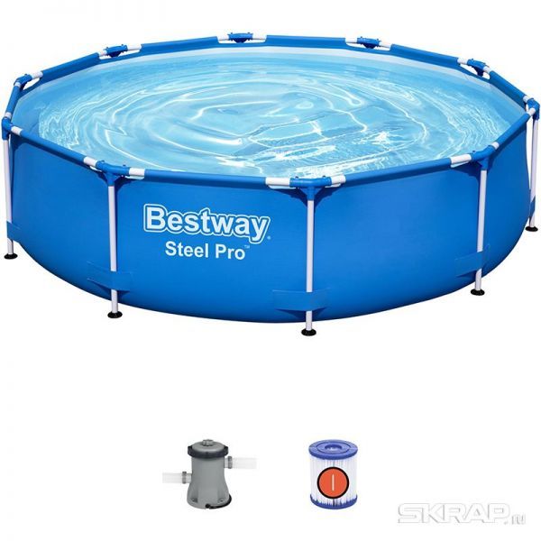 Бассейн 305*76 см Steel Pro Bestway 56677