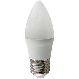 Лампа сд C37 10,0W 220V 2700K E27 свеча (композит) 100x37 Ecola candle Premium