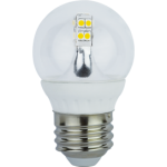 Лампа сд G45 4,0W 220V 4000K E27 прозр.шар (керамика) 76x45 Ecola Globe Premium