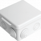 Расп. коробка ОП 80х80х50мм, крышка, IP54, 030-031 VKL (3/100) (SQ1401-0112)