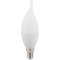 Лампа сд C37 9,0W 220V 2700К E14 свеча на ветру (композит) 129х37 Ecola candle Premium