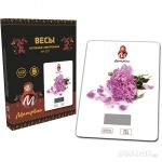 Весы кухонные электронные МАТРЁНА МА-037 Пионы