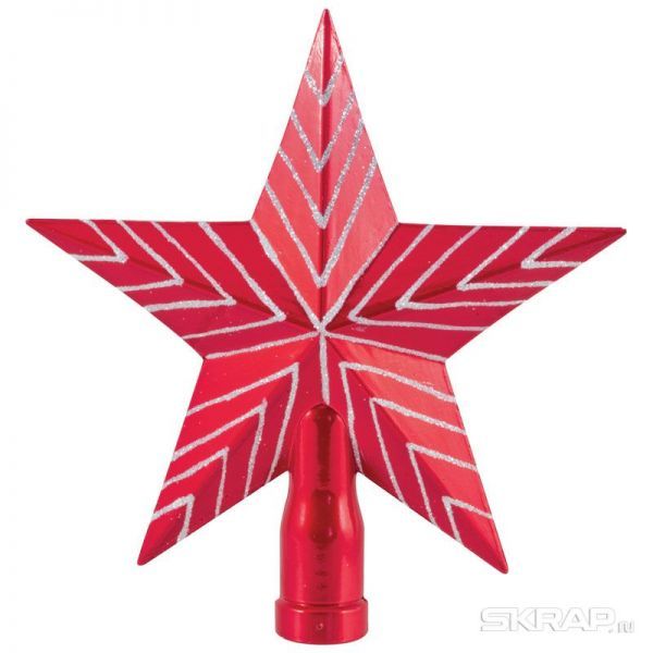 Верхушка на елку Звезда SYCB17-238 15,5 см