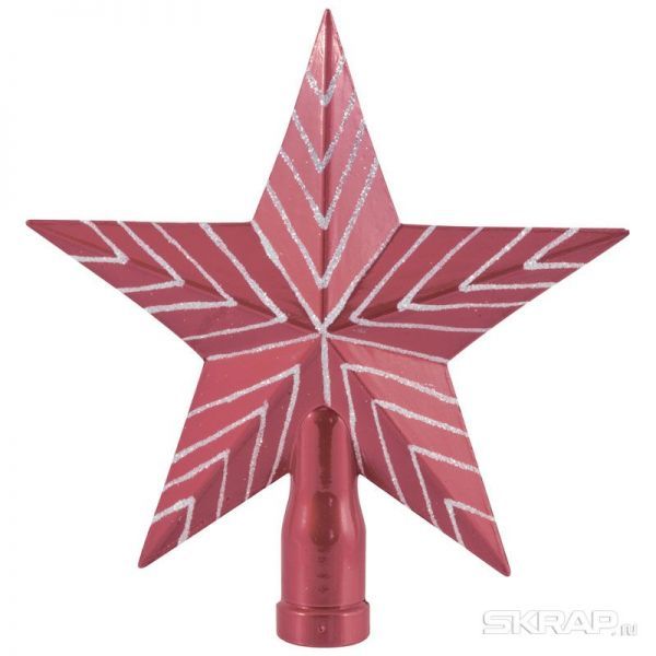 Верхушка на елку Звезда SYCB17-238 15,5 см