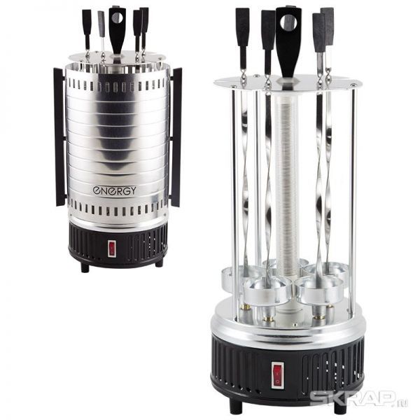 Электрошашлычница ENERGY НЕВА-1 1000Вт, 220V,50Hz